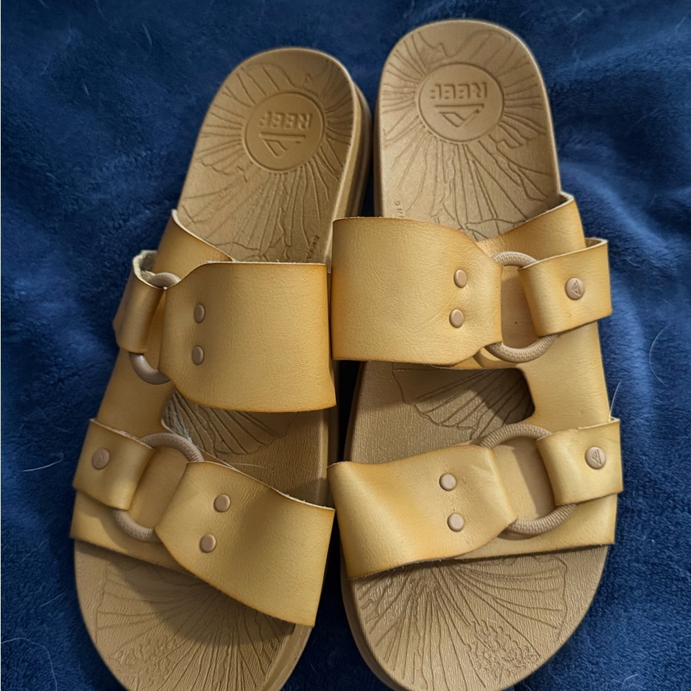 Reef Cushion Vera Cruz Slide Sandals in Natural size 9